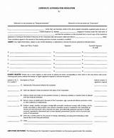Llc Authorization Resolution Form Pictures