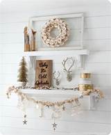 Decorating Shelves For Christmas Images