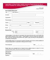 Photos of Business Liability Insurance Form