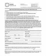 Images of High School Scholarship Application Form