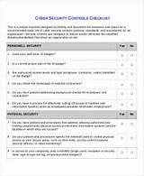 Cyber Security Assessment Checklist Images