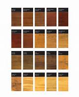 Photos of Wood Stain Chart