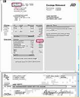 Example Of Payroll Check Stub Images