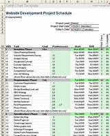 Project Schedule Template Excel Photos