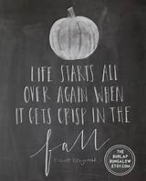 Pictures of Fall Chalkboard Quotes