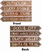 Images of Western Wood Signs