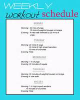 Images of Muscle Workout Schedule Weekly