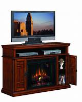 Images of Cherry Electric Fireplace Entertainment Center