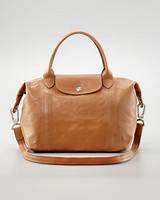 Pictures of Longchamp Le Pliage Cuir Handbag