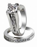 Stainless Steel Bridal Ring Sets Pictures