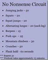 Pictures of Circuit Training Gym Workouts