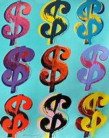 Images of Andy Warhol Dollar Sign Original