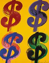 Andy Warhol Dollar Sign Original Photos