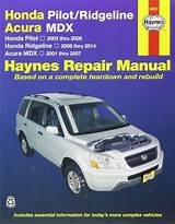 Acura Mdx Service Manual