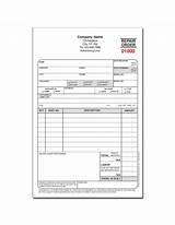 Hvac Service Order Invoice Template Images