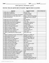 Speech Therapy Worksheets For Adults Images