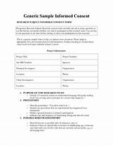 Pictures of Informed Consent Form Medical Procedure