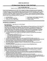Call Center Resume Sample Pictures