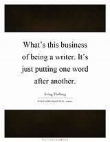 Quotes About Being A Writer
