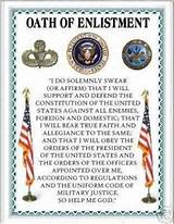 Images of Oath Of Us Military