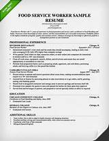 Photos of Cover Letter For Food Service Worker No Experience