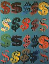 Photos of Andy Warhol Dollar Sign Original