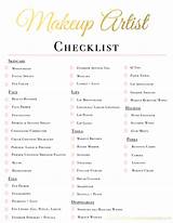 Pictures of Makeup Artist Kit Checklist