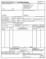 Commercial Invoice Template Canada To Usa Photos