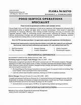 Images of Service Resume