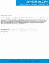 Images of Experience Letter For Electrical Engineer