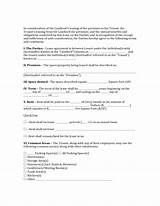 Commercial Lease Form Free Download Images