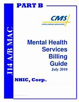 Images of Billing For Mental Health Services