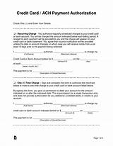 Ach Payment Form Template Pictures
