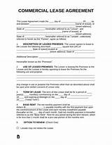 Free Printable Commercial Lease Agreement Forms Pictures