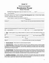 Images of Florida Residential Lease Agreement Form Pdf