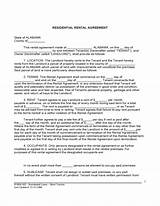 Images of Alabama Residential Lease Agreement Form