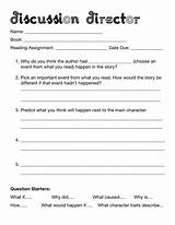 Literature Circles Worksheets High School Pictures