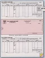 Photos of Payroll Check Stub Paper