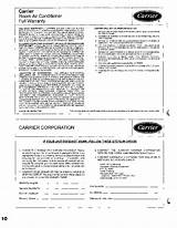 Carrier Air Conditioner Installation Manual
