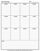 Speech Therapy Schedule Template Images