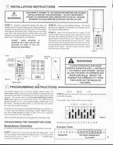 Photos of Chamberlain Clicker Universal Keyless Entry Manual