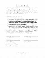 Photos of Personal Loan Paperwork Template