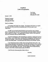 Photos of Letter Of Explanation For Bankruptcy