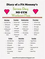 List Of Exercise Routines