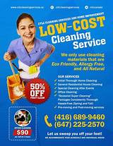 Photos of Commercial Cleaning Flyers
