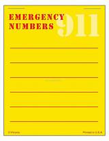 Photos of Emergency Numbers List