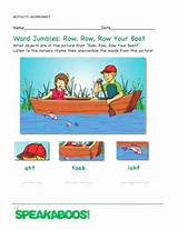 Pictures of Row Your Boat
