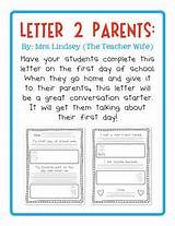 First Day Of School Letter To Parents Preschool Photos