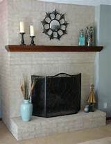 Photos of Painting Brick Fireplace