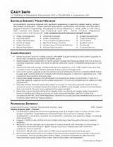 Photos of Electrical Engineer Resume
